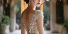 田曦薇剧宣真穿婚纱，美得不像话！揭秘明星婚纱时尚秘密