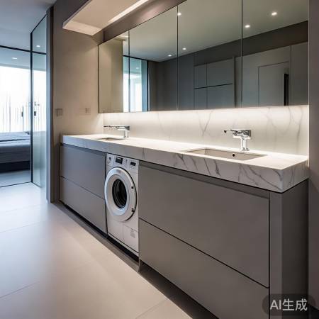 “主卧一体机，时尚卫浴秘籍”