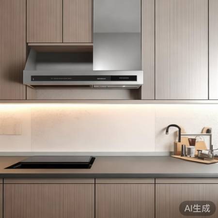 油烟机安装简单，空间占用小