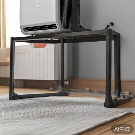 空调架底座宽大，保障稳定与安全