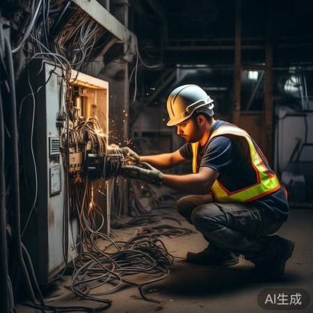 拆除旧电源,准备新装