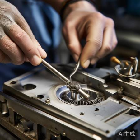 拆感应针，小心操作