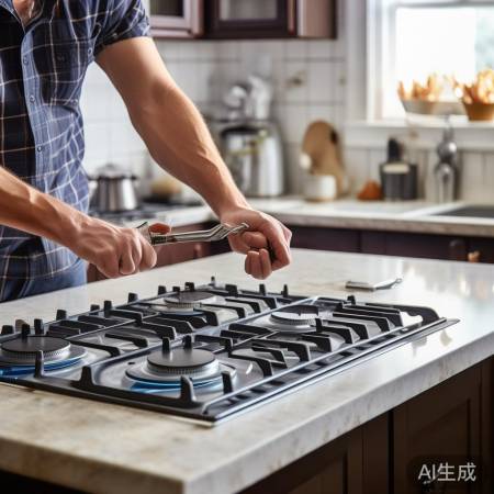 燃气灶安装步骤：反拆装