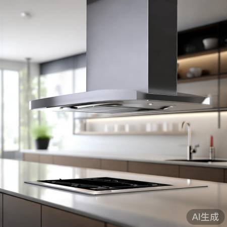 “简约小巧油烟机,融入家居”