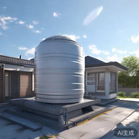 选择干爽位置安装水箱