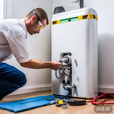 安装水箱，检查接口牢固