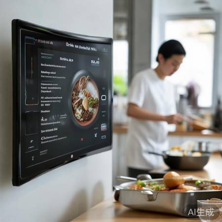 智能厨房导航,菜谱一步到位