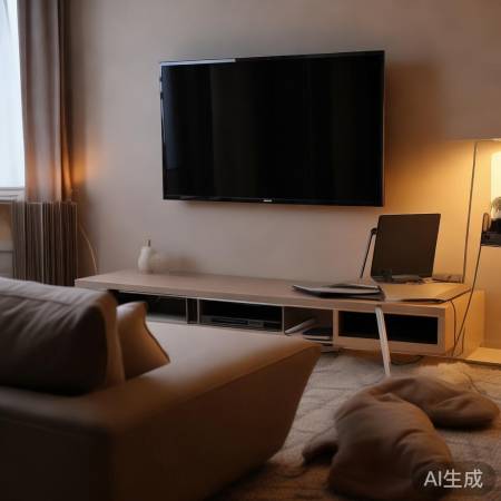 电视+电脑支架，空间利用佳