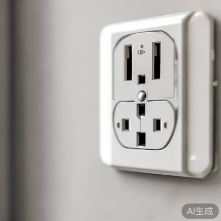 燃气热水器专用插头,安全标识。