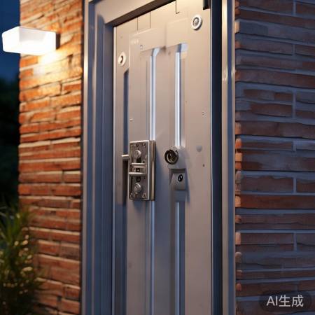 “家庭安全,防盗门守护”