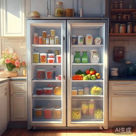 冰箱井然有序