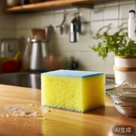 “用完抹布冲晾防变硬”