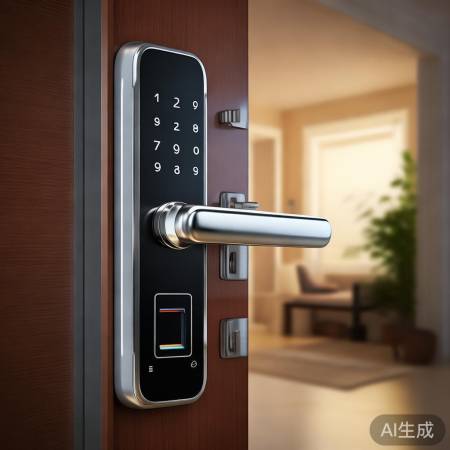 “解锁智能门锁”