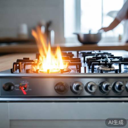 燃气灶自动熄火保安全