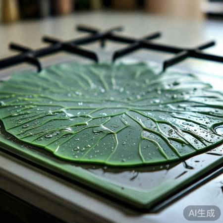 荷叶仿生灶，污渍快滚落