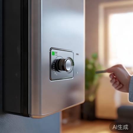 调整壁挂炉温度，旋钮或按键操作