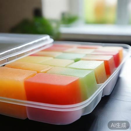 “密封容器存马蹄糕,防串味保新