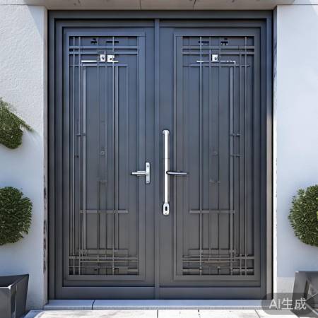 子母防盗门，安全升级设计