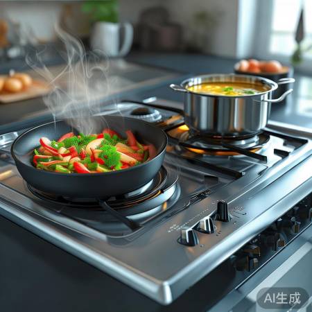 淄川燃气灶，双灶设计实用