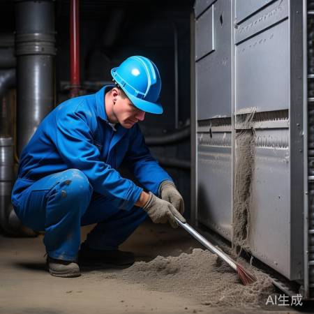 清理排烟管道,保证顺畅