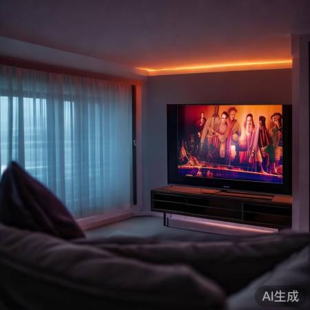 暖色系夜晚观影，冷色系白天观影