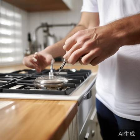 燃气灶灯更换很简单