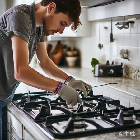 自学换燃气灶灯，实用又省心