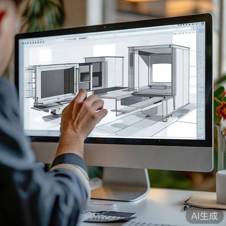 Revit族简化电视柜设计