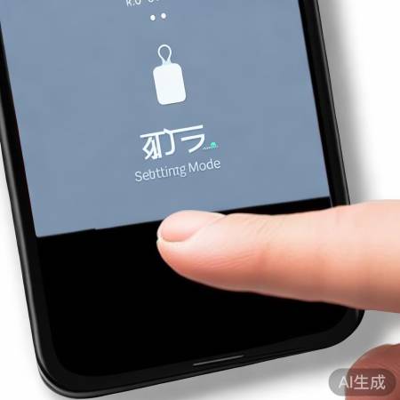开启设置模式，长按指纹键3秒。