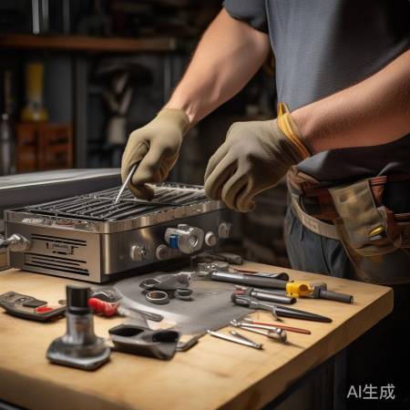 更换喷火嘴，步骤简单。