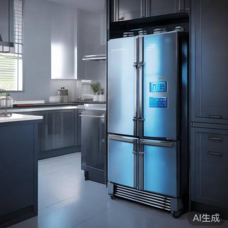 美的冰箱，实用温控，风冷无霜