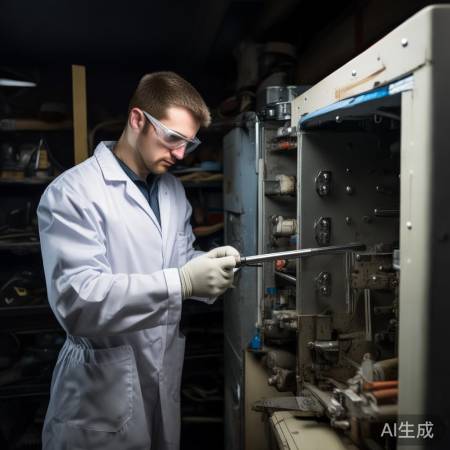 拆卸旧锁，轻柔操作