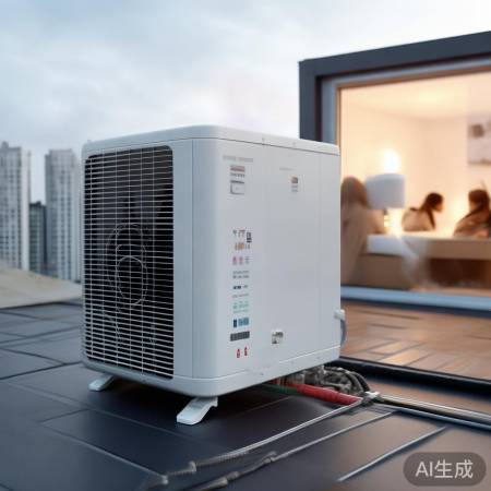 空气源热泵,安装便捷,恒温热水