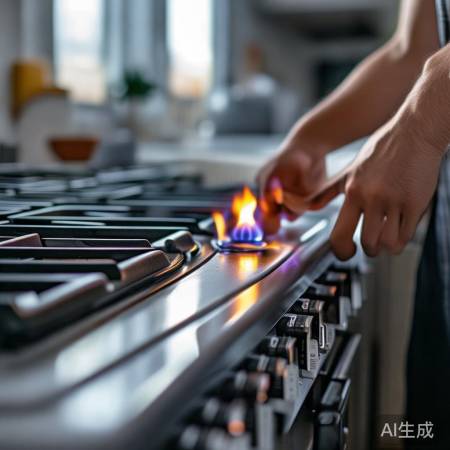 调节火焰,手稳关气保安全