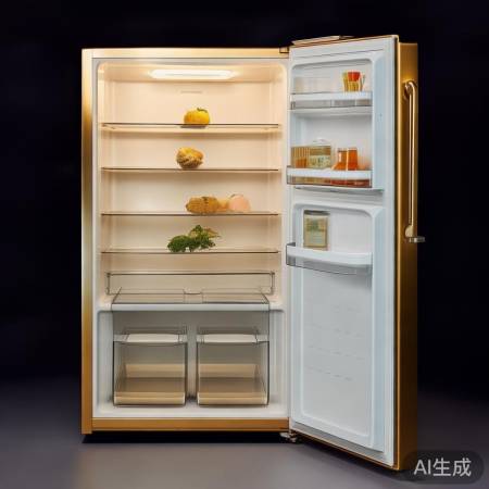 复古冰箱，容量大分区合理