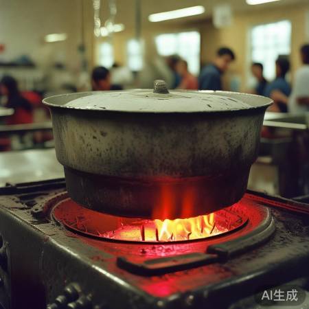老式煤气灶:食堂常青树