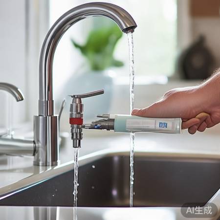 检查水龙头，拧紧防水