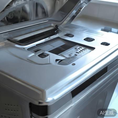 新型洗衣机盖子复杂，需遵说明书