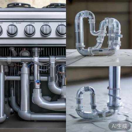 管道连接，确保密封