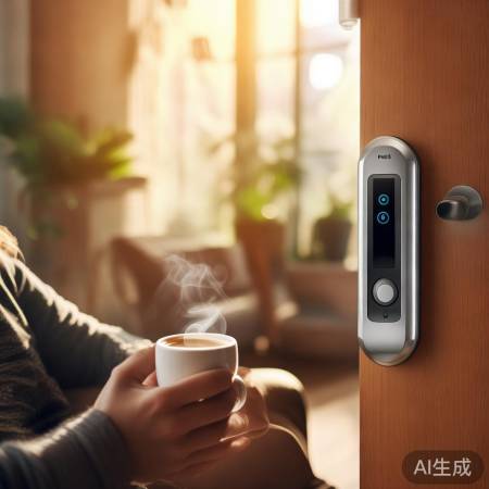 周末阳光下的智能锁生活