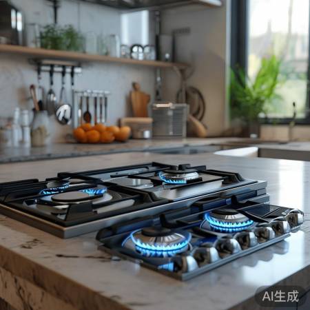 “光芒燃气灶2000款，高效节
