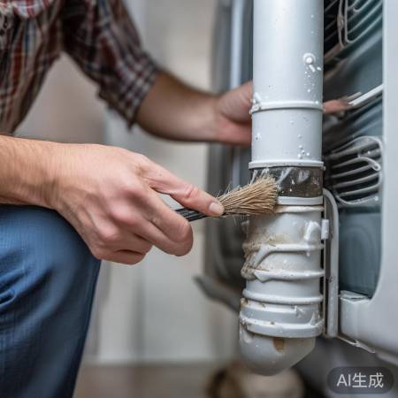 清理空调冷凝水管