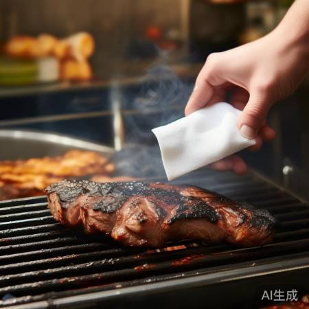 “焦了用湿布救食材”