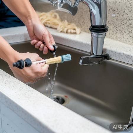 检查排水管，保障畅通