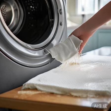 洗衣机垫圈定期清洁