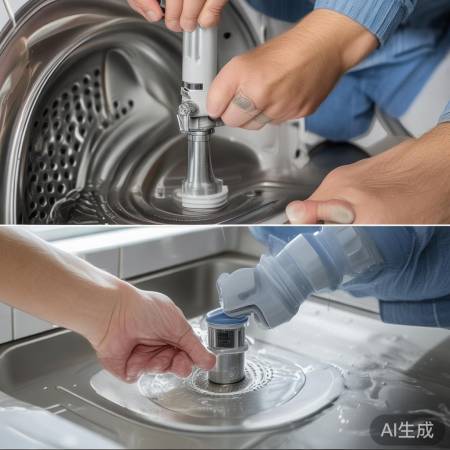 拔插头，插除毛器，轻柔操作