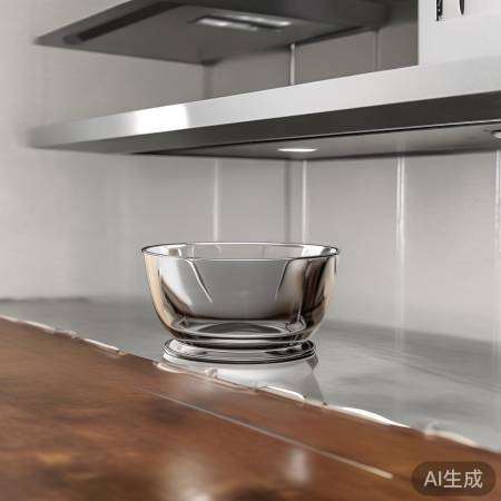 找到油烟机底部凹槽