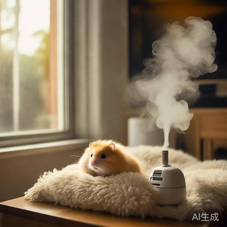 金丝熊怕干燥，需增湿