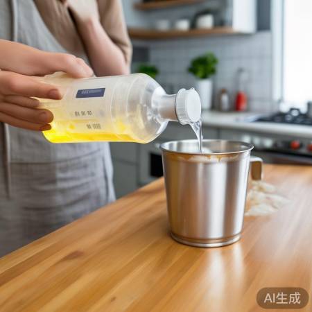 “油杯专用清洗剂,去油渍便捷”