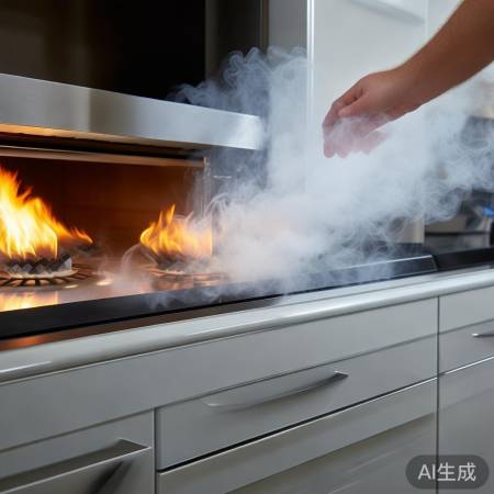 集成灶打洞过低隐患多